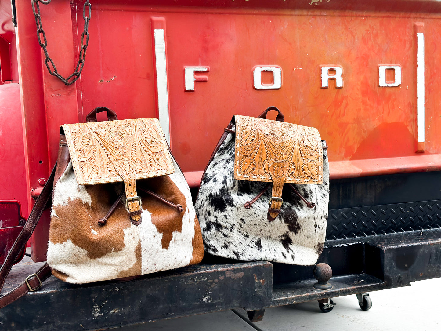 Hilltop Cowhide Backpack