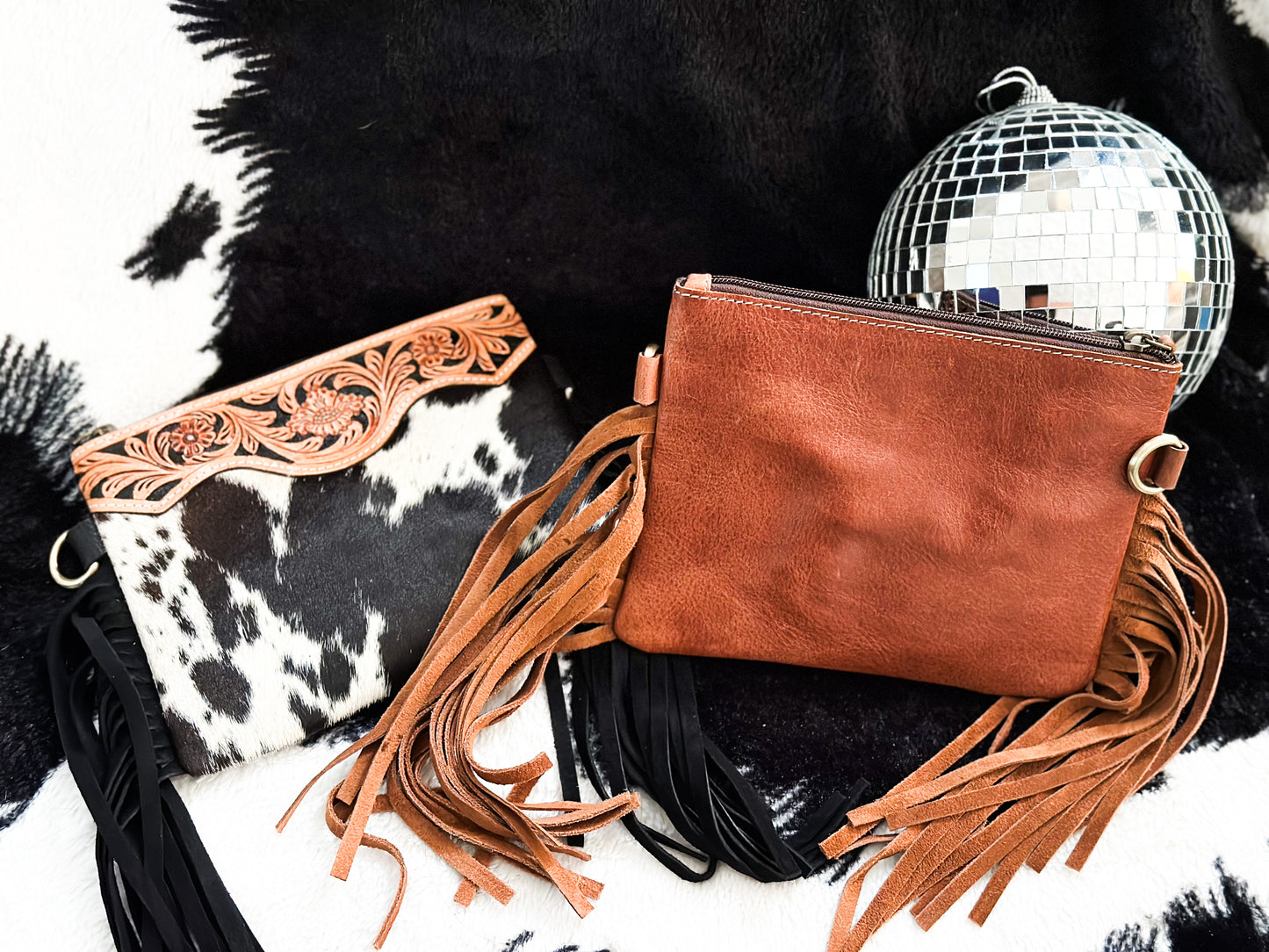 Zephyr Mini Fringe Crossbody/ Wristlet