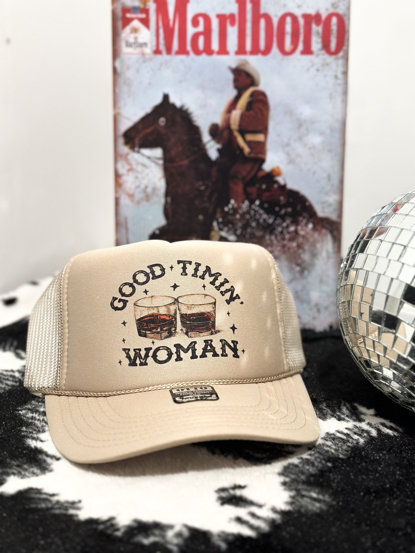Good Timin Woman Trucker Hat