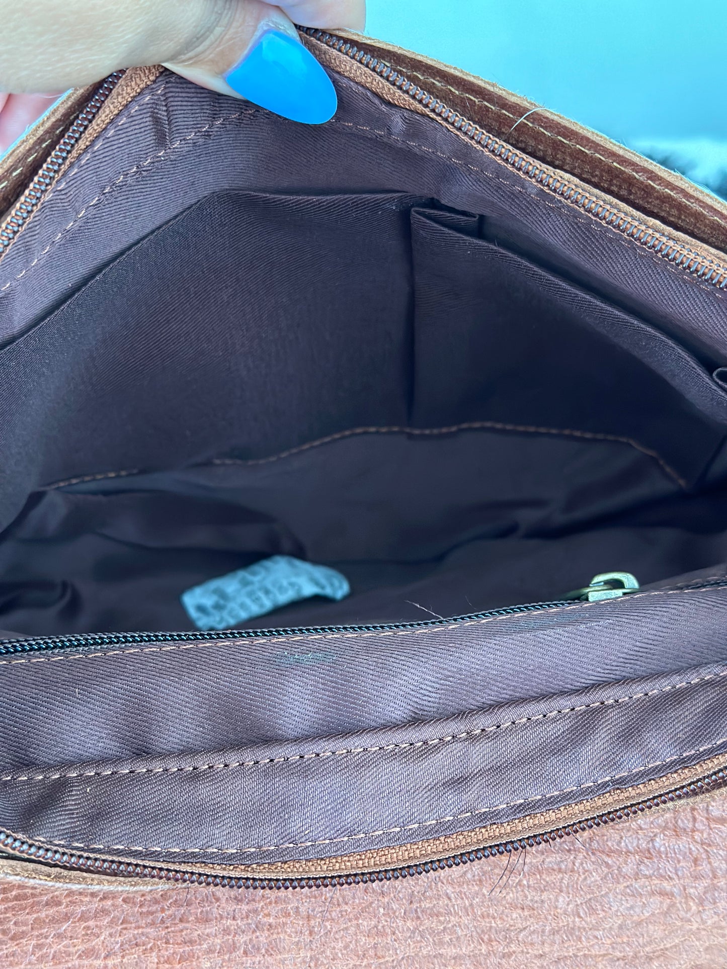 Daisy Cowhide Crossbody