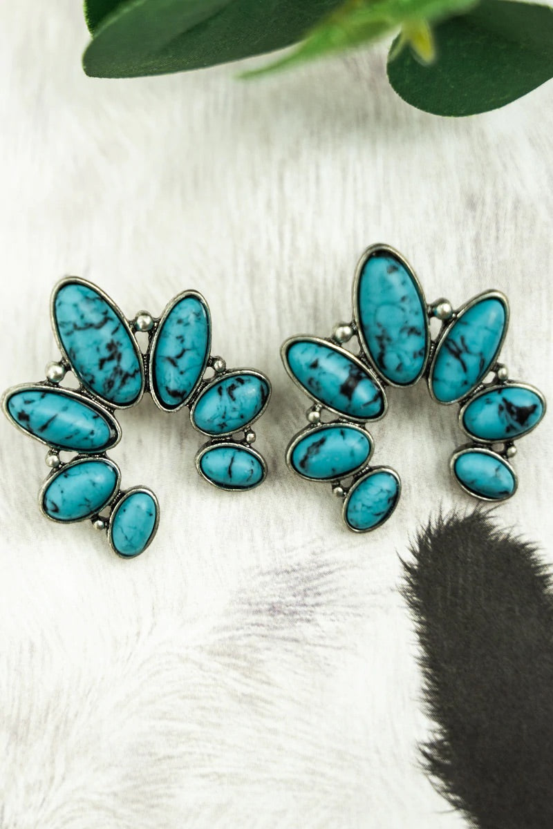 Blue Bell Earrings