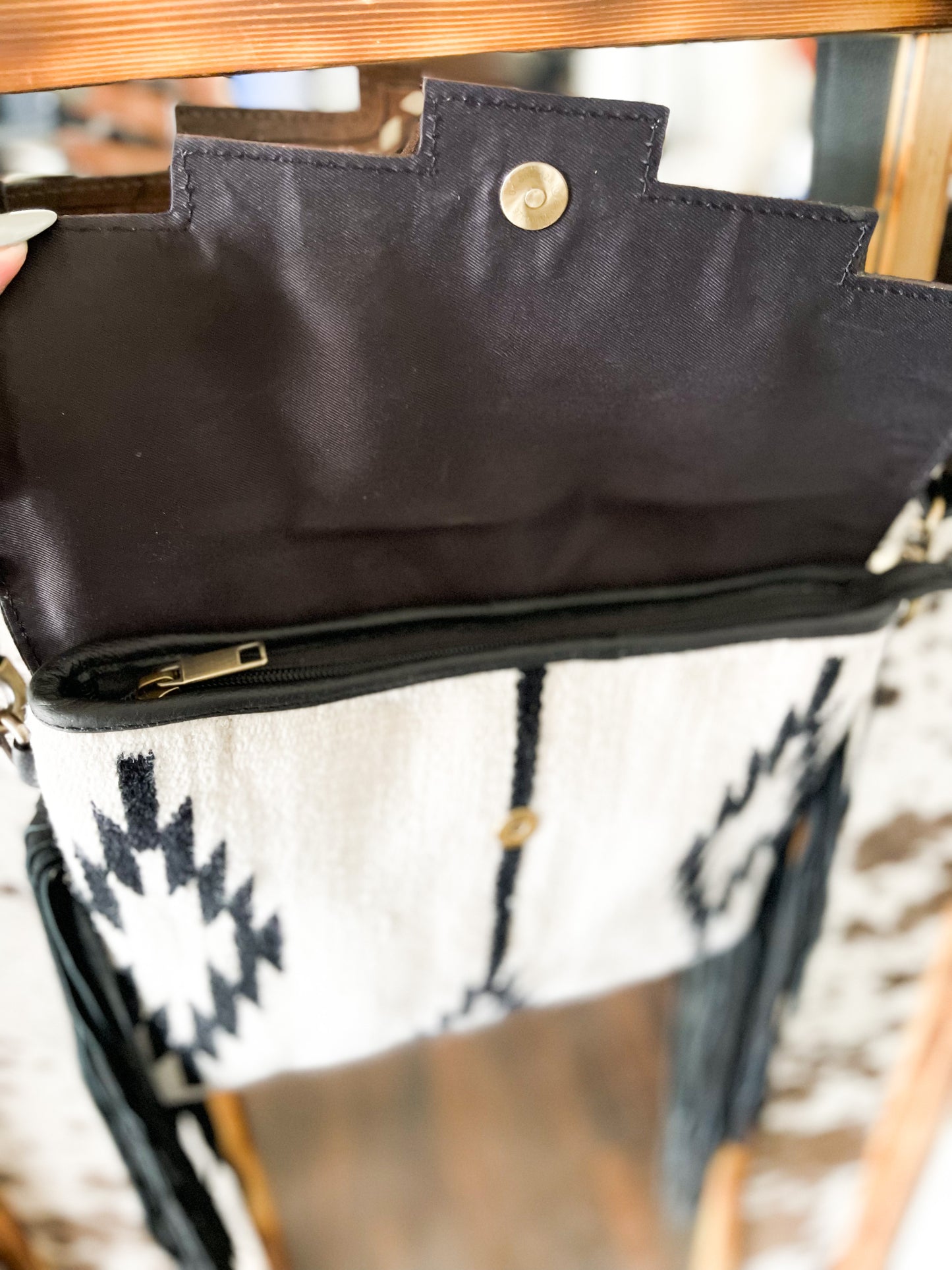 Hudson Fringe Saddle Bag