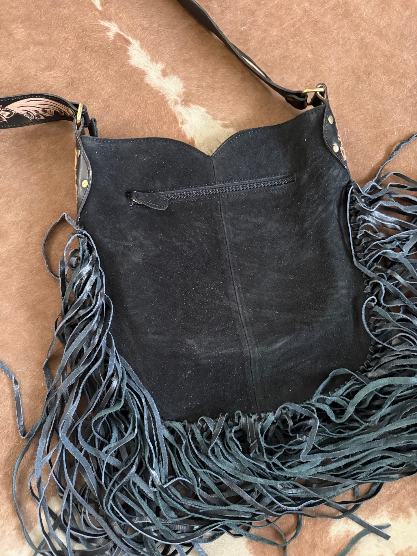 Fringe Eagle Crossbody