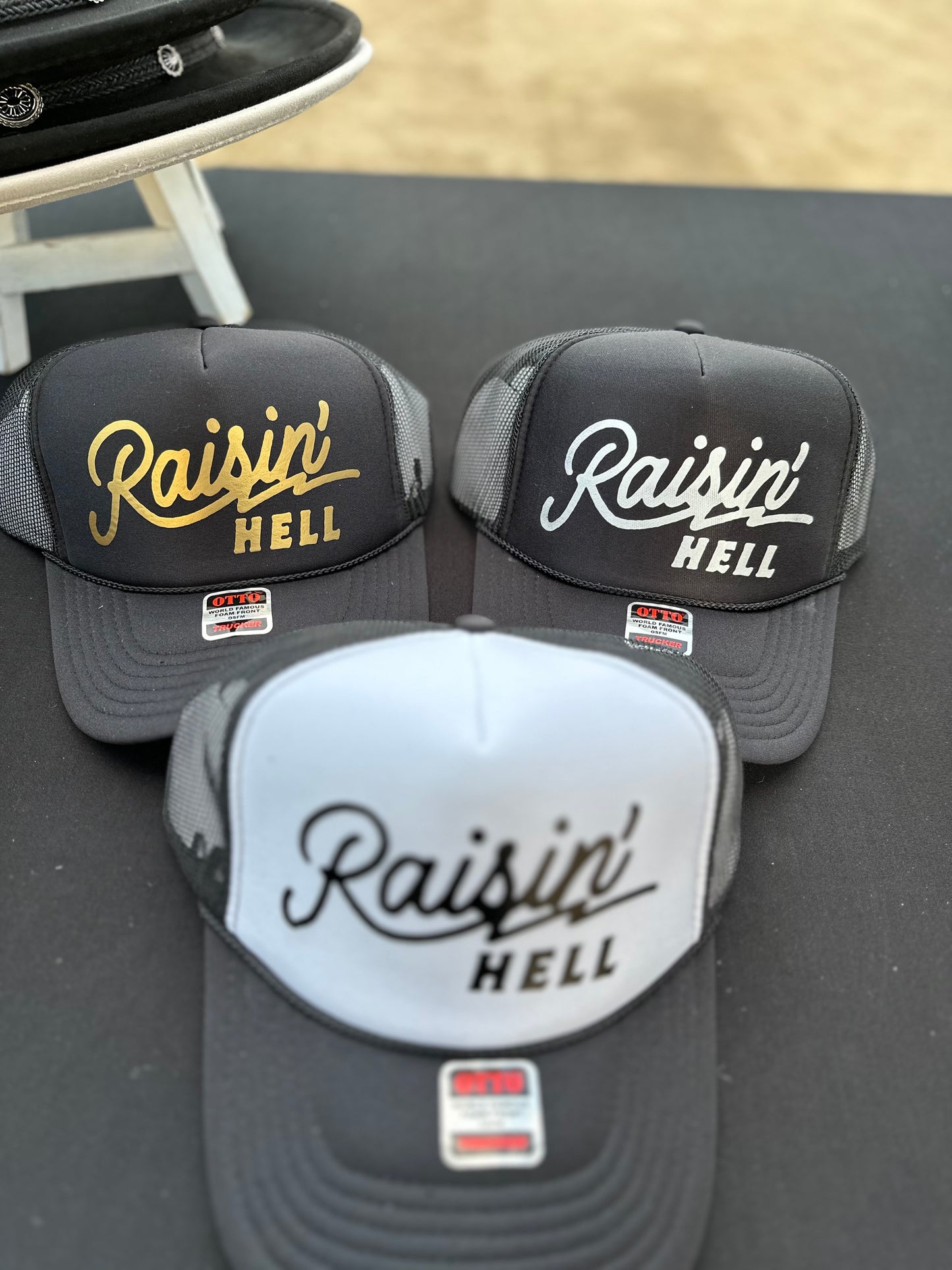 Raisin Hell Trucker Hat