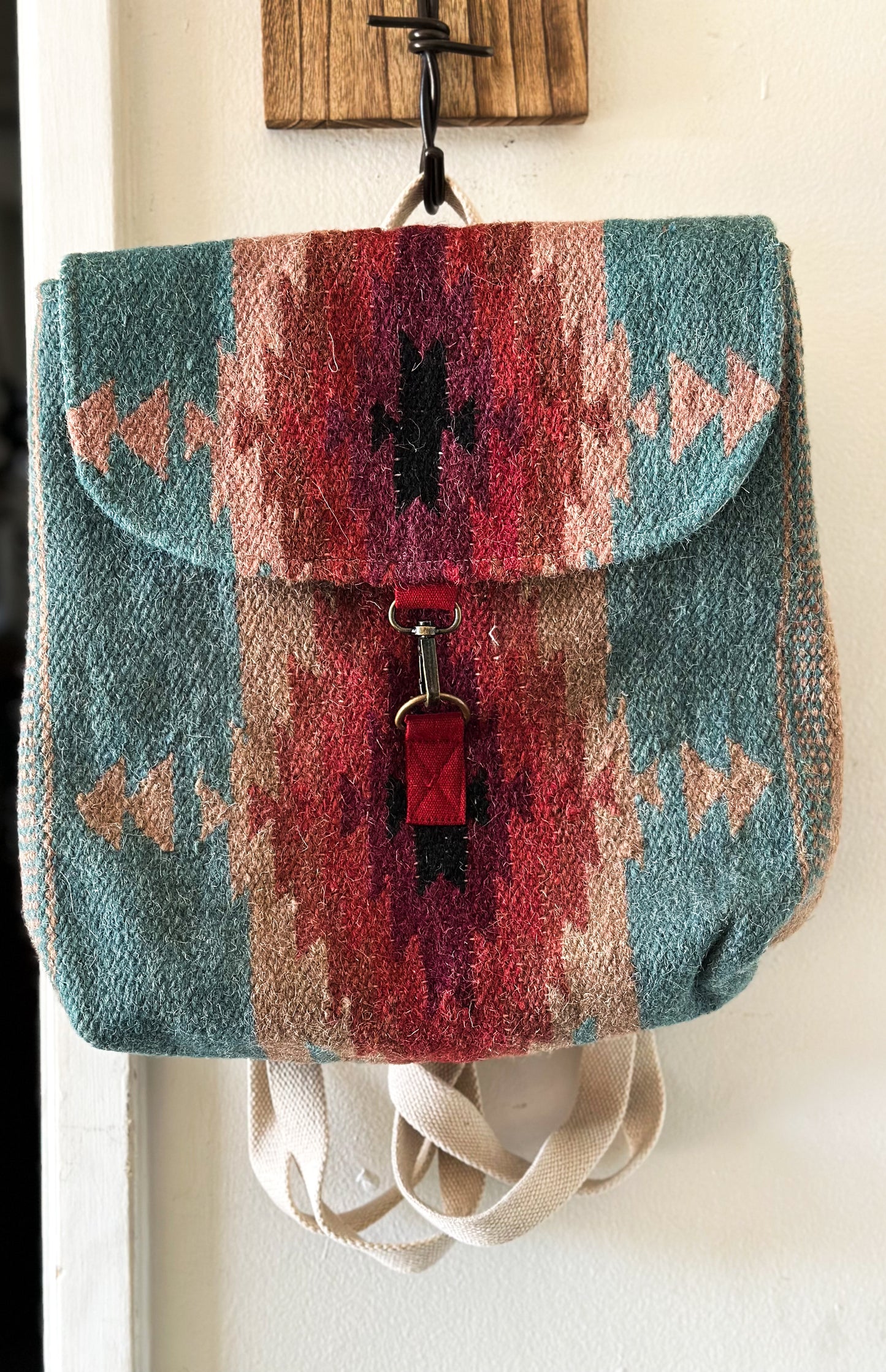 Woven Aztec Backpack