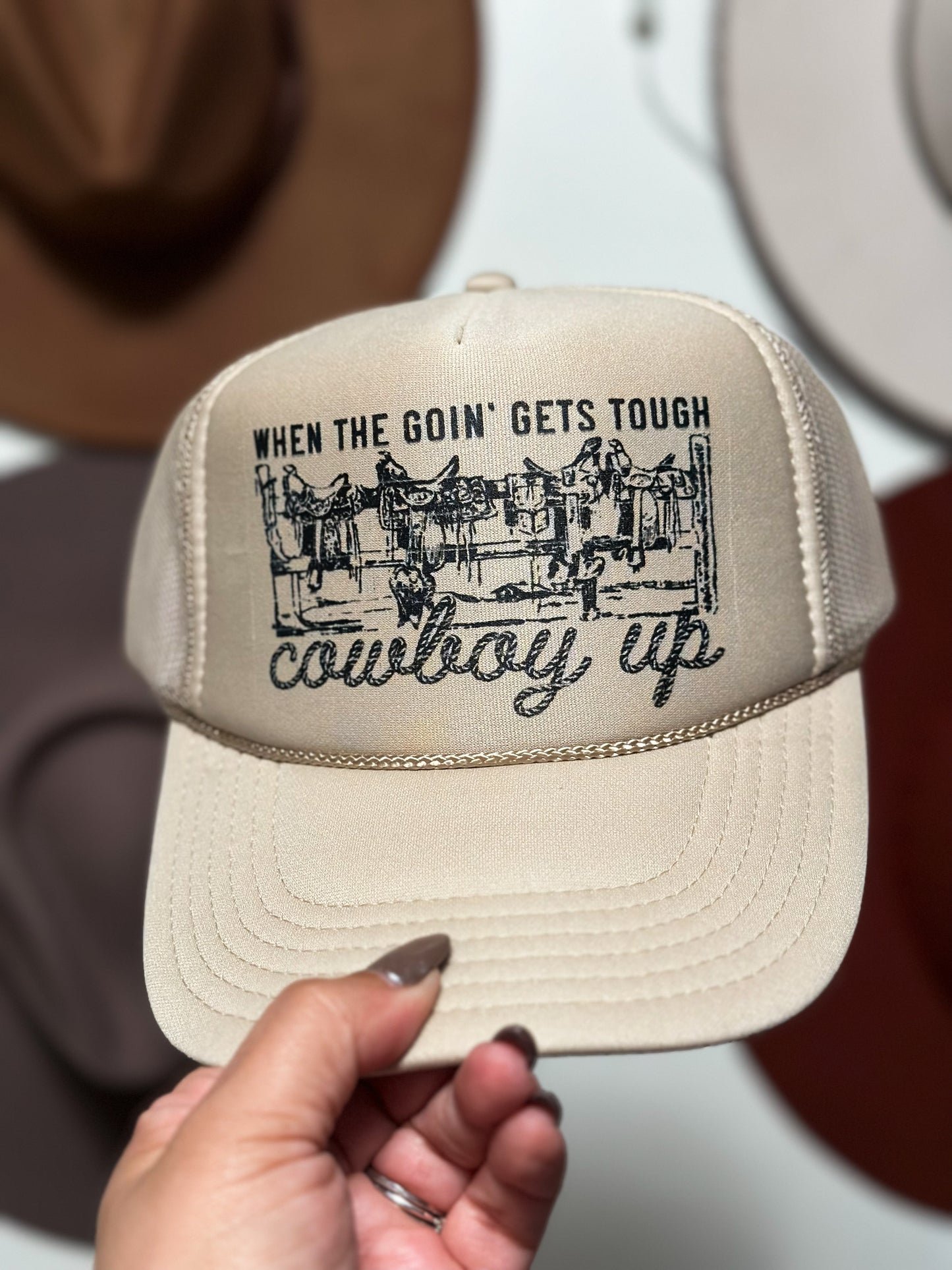 Goin Gets Tough Trucker Hat