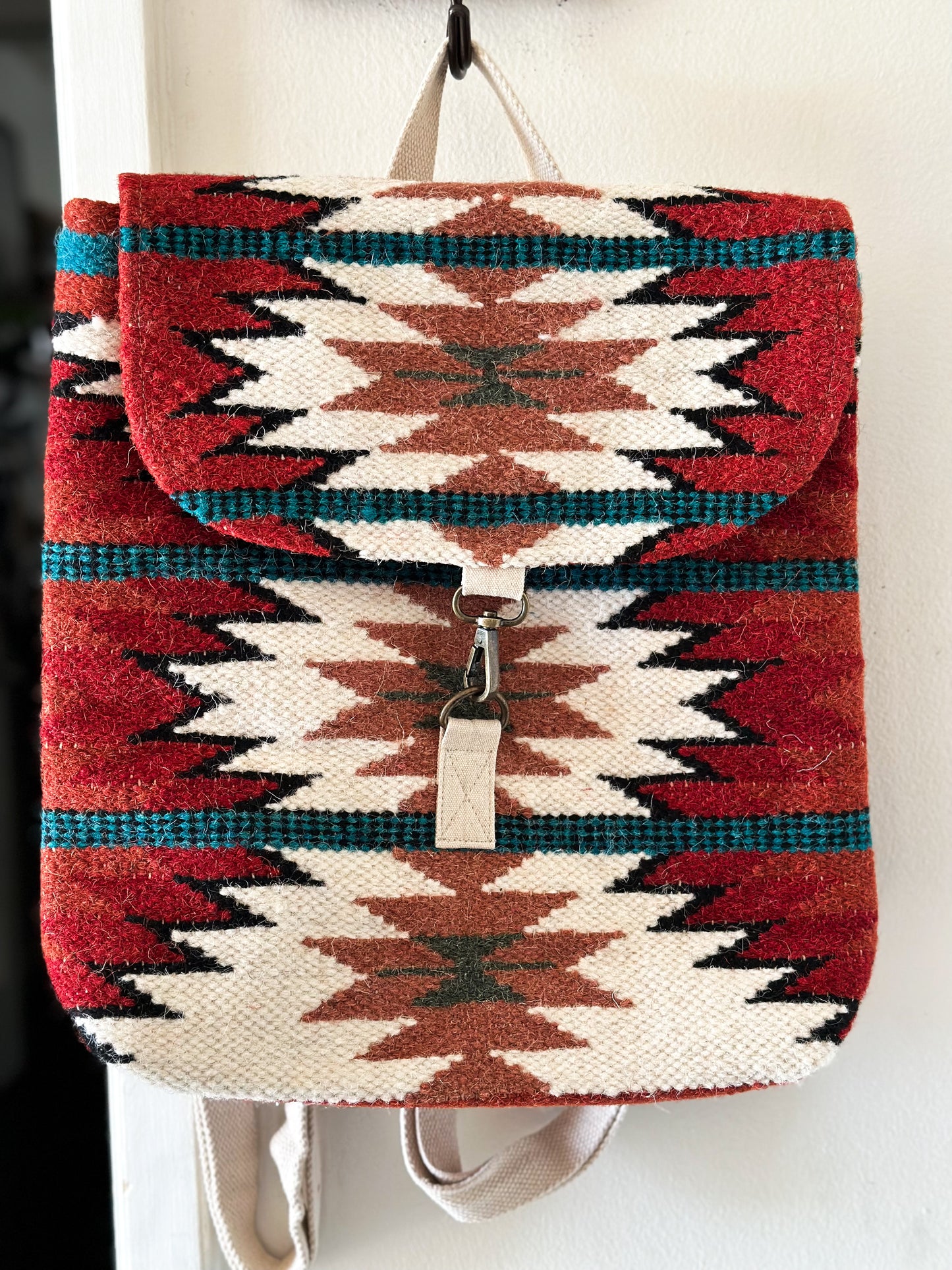 Woven Aztec Backpack