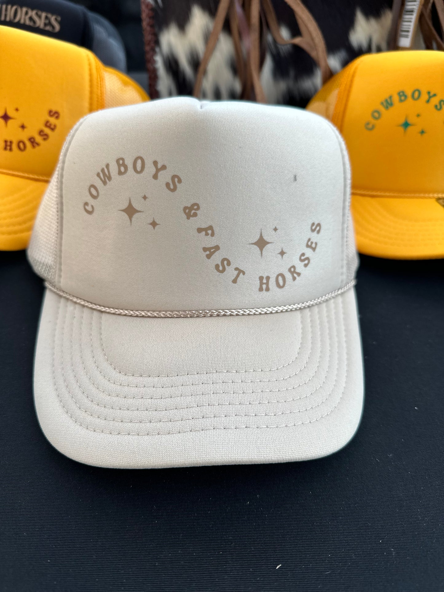 Cowboys & Fast Horses Trucker Hat