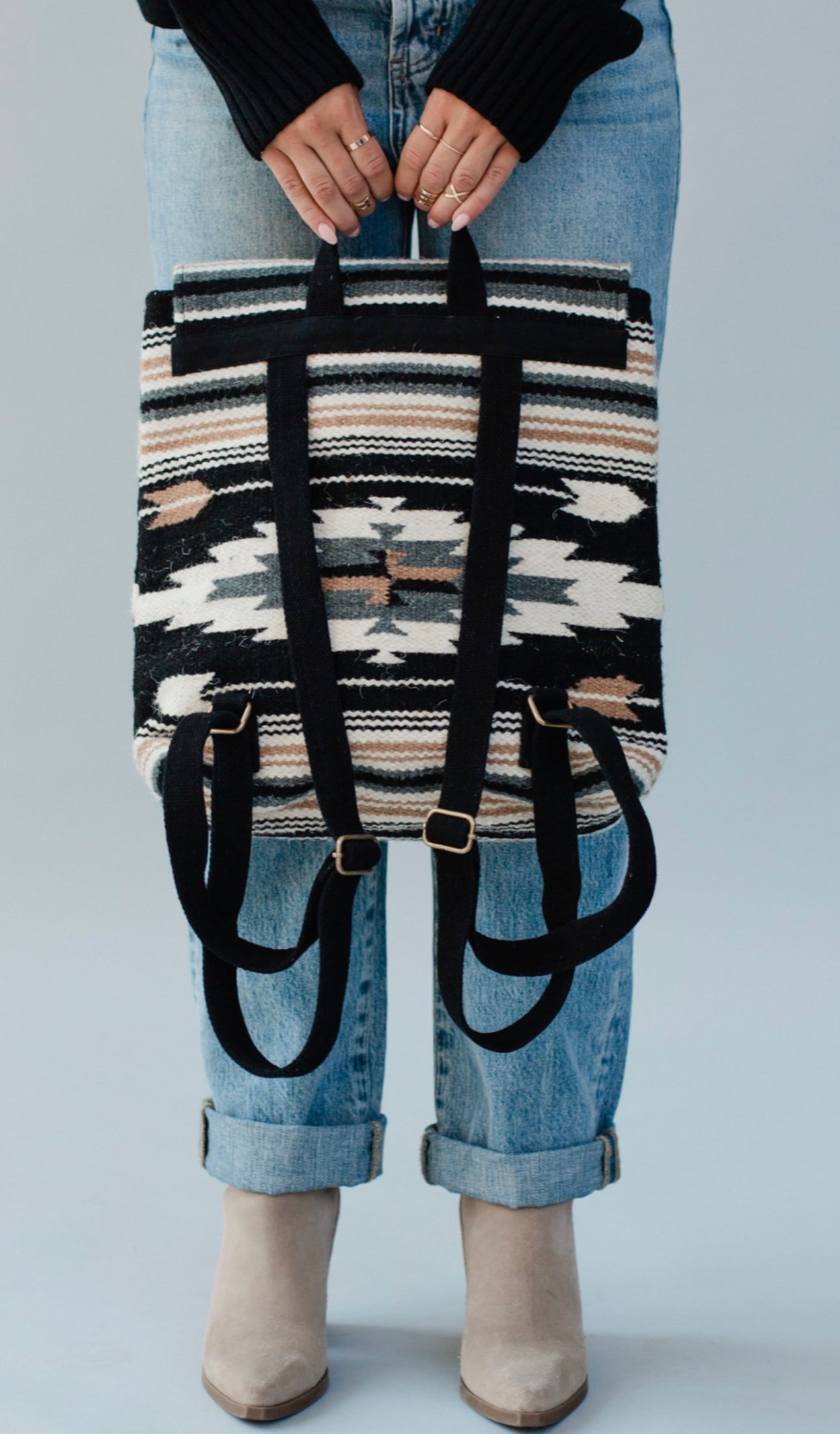 Woven Aztec Backpack