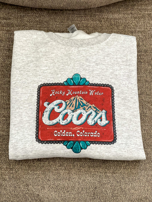 Coors Turquoise Sweatshirt