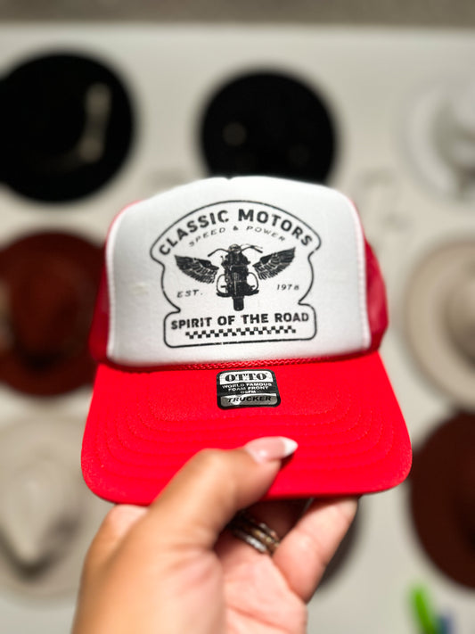 Moto Trucker Hat