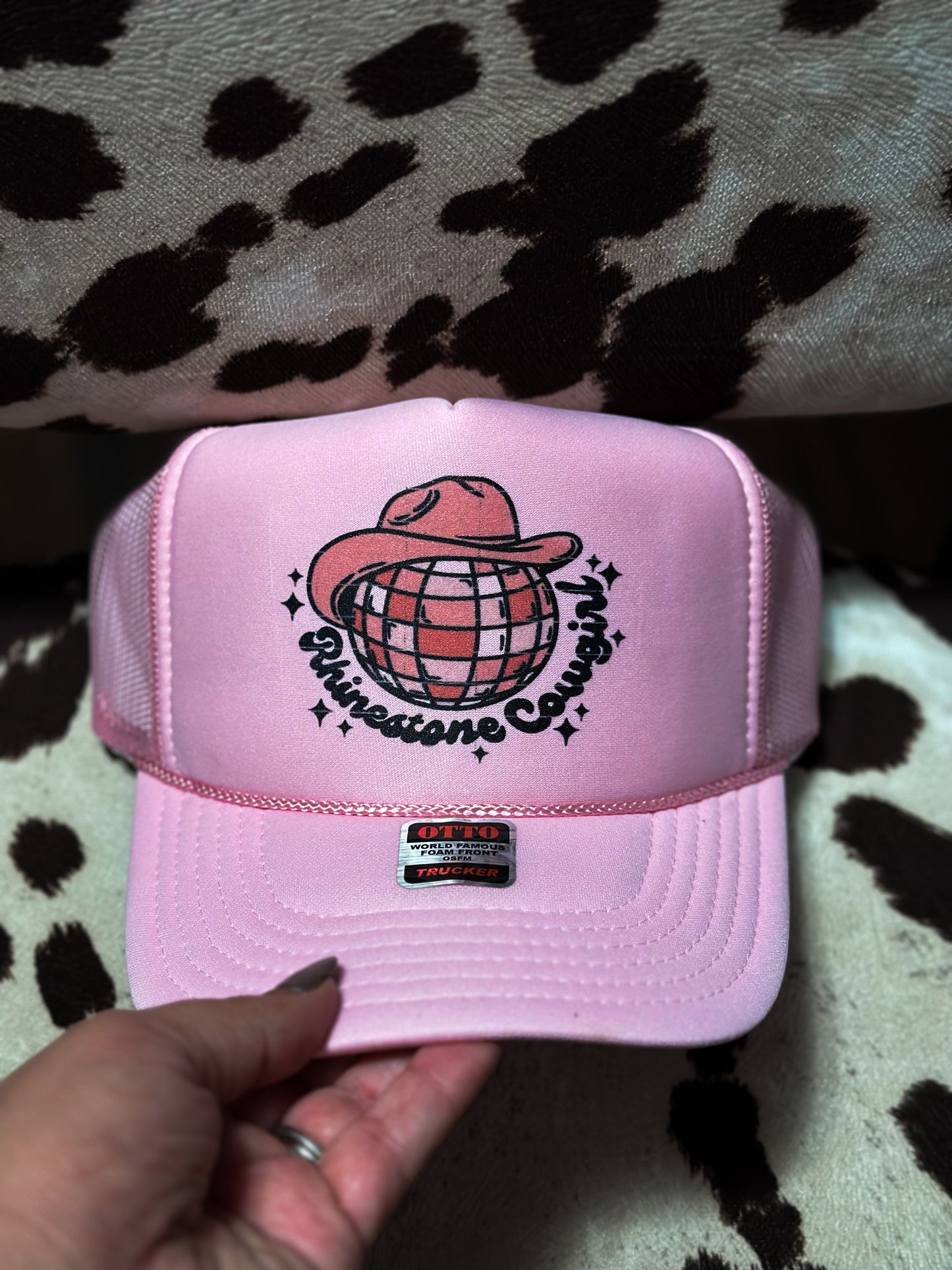 Rhinestone Cowgirl Trucker Hat