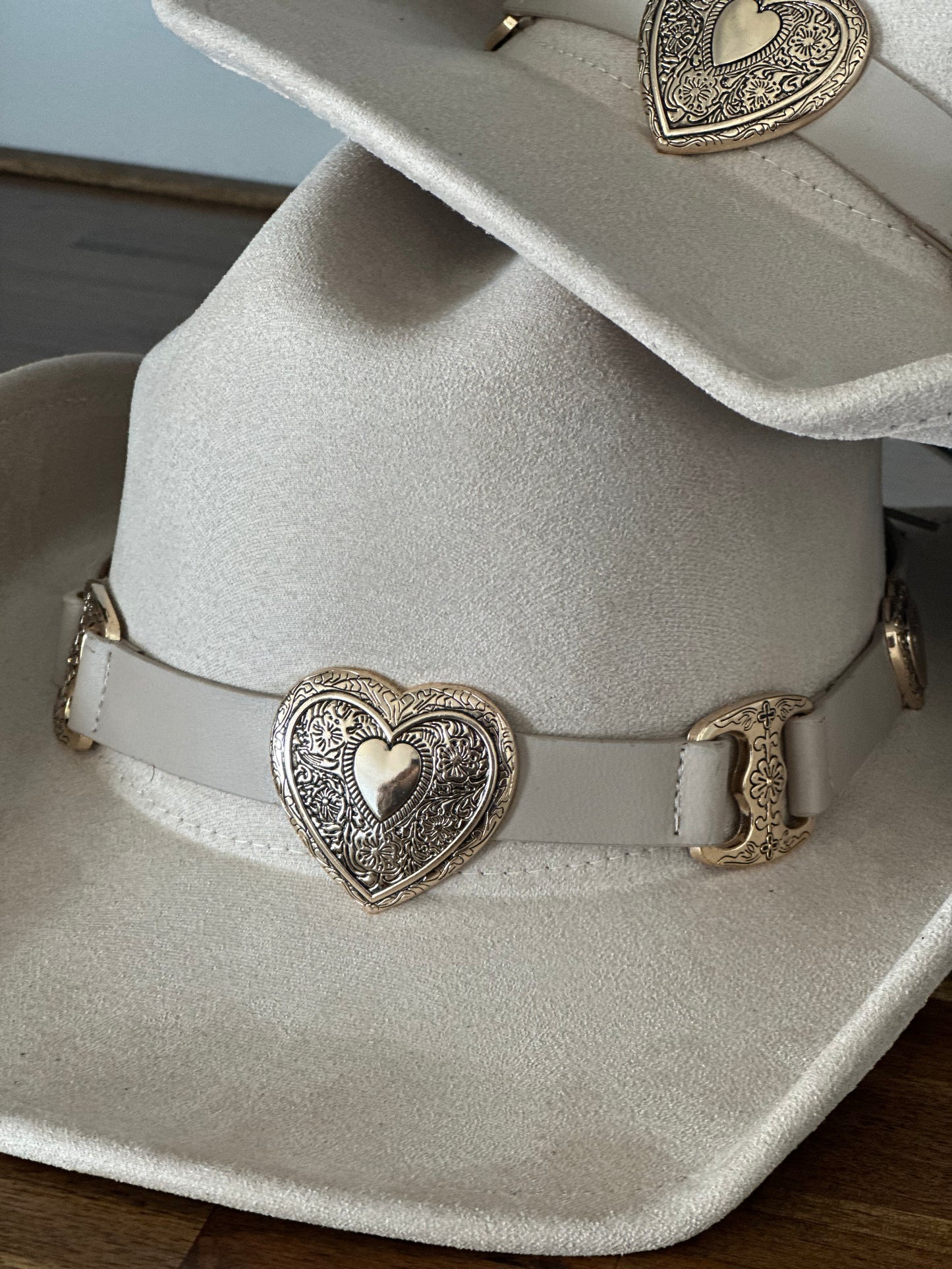 Heart Buckle Cowboy Hat