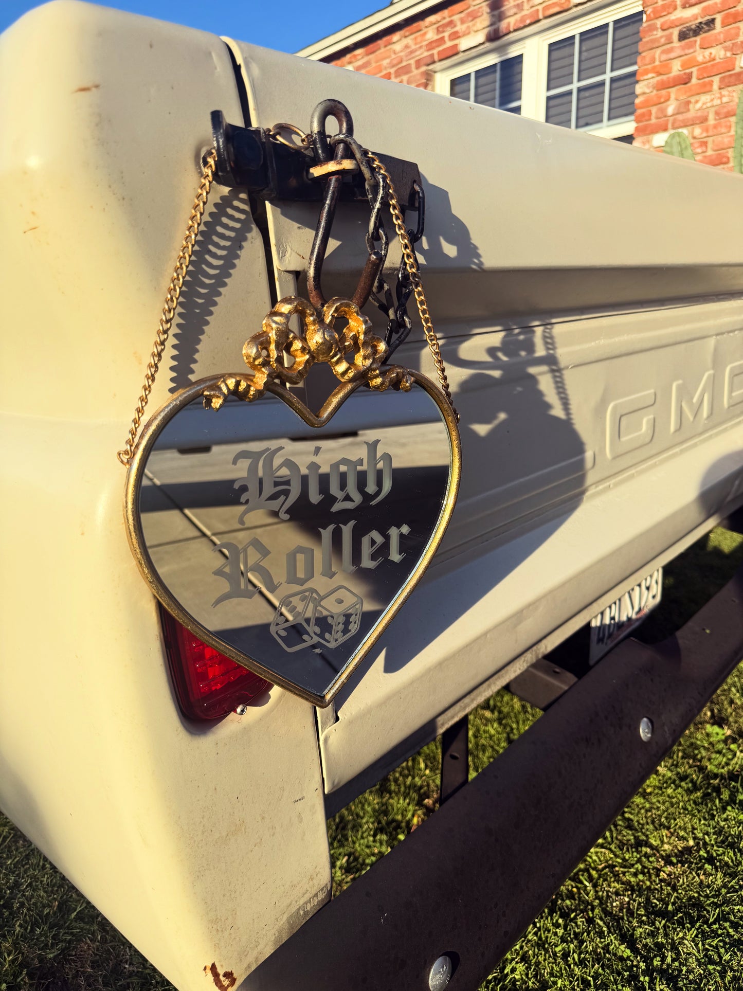 High Roller Heart Mirror