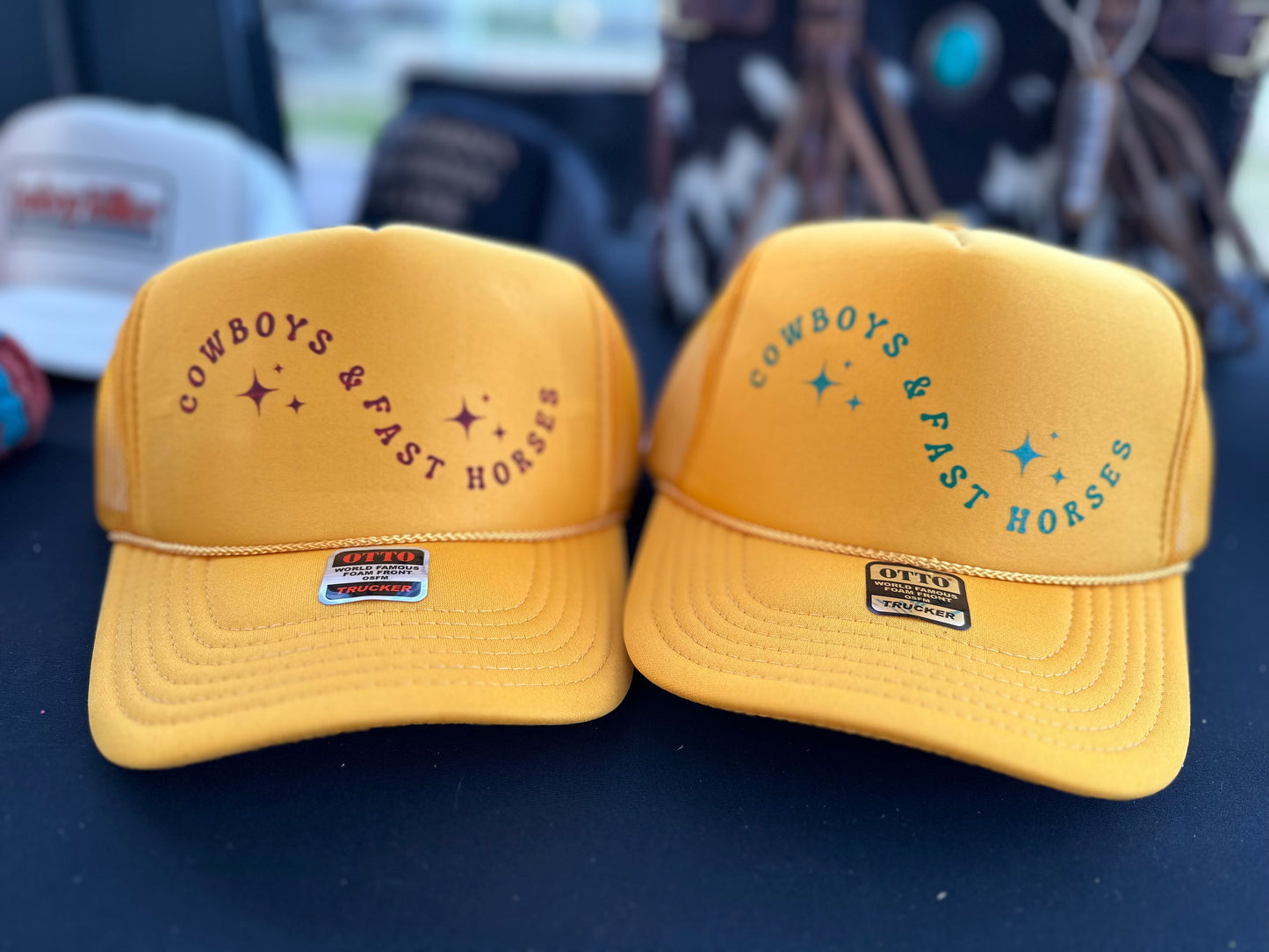 Cowboys & Fast Horses Trucker Hat