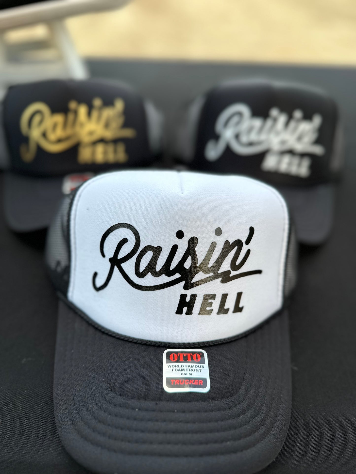 Raisin Hell Trucker Hat