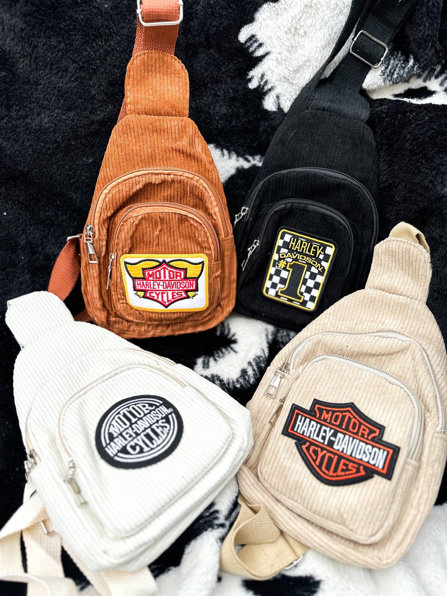 Harley Patch Sling Bags