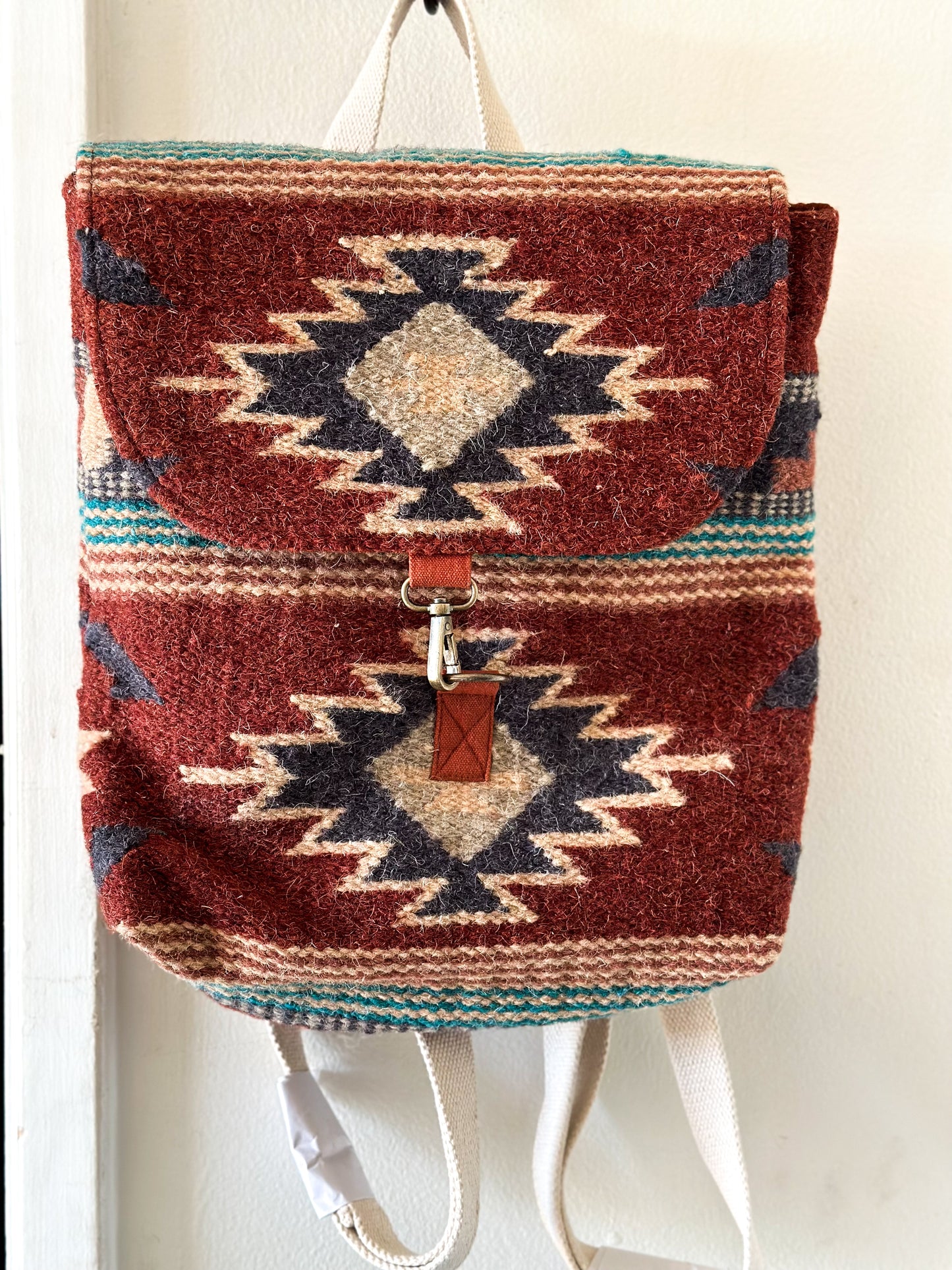 Woven Aztec Backpack
