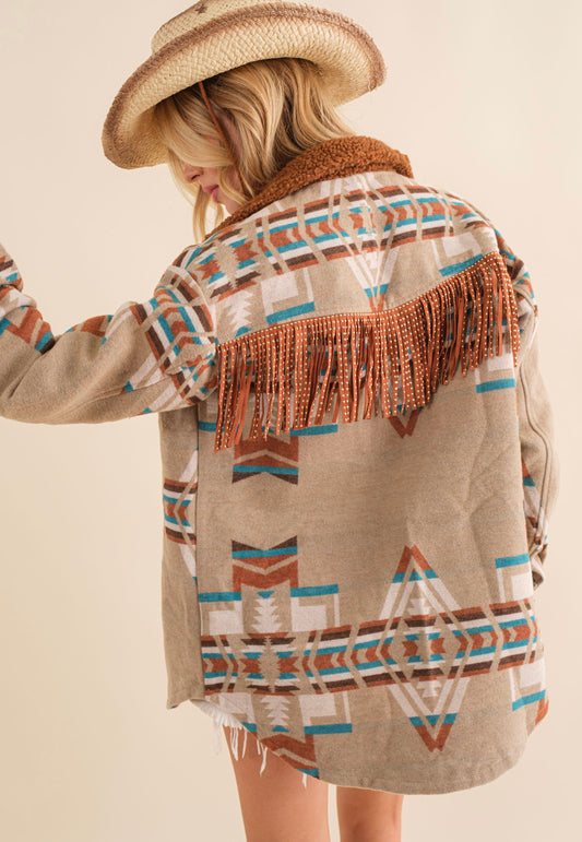 Alexa Fringe Jacket