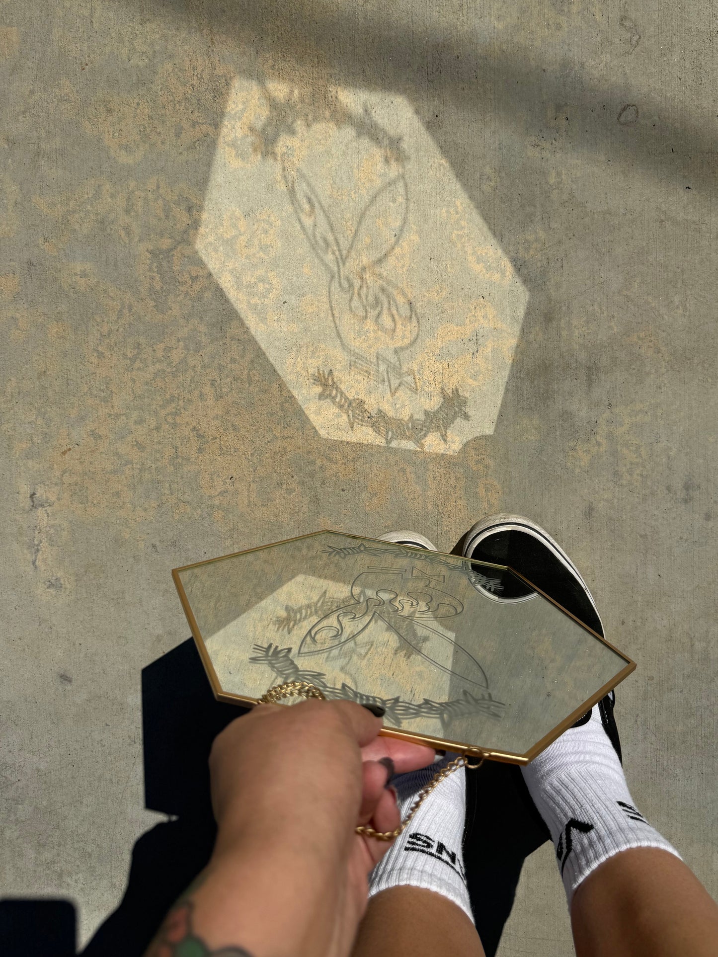 Playboy Etched Mirror