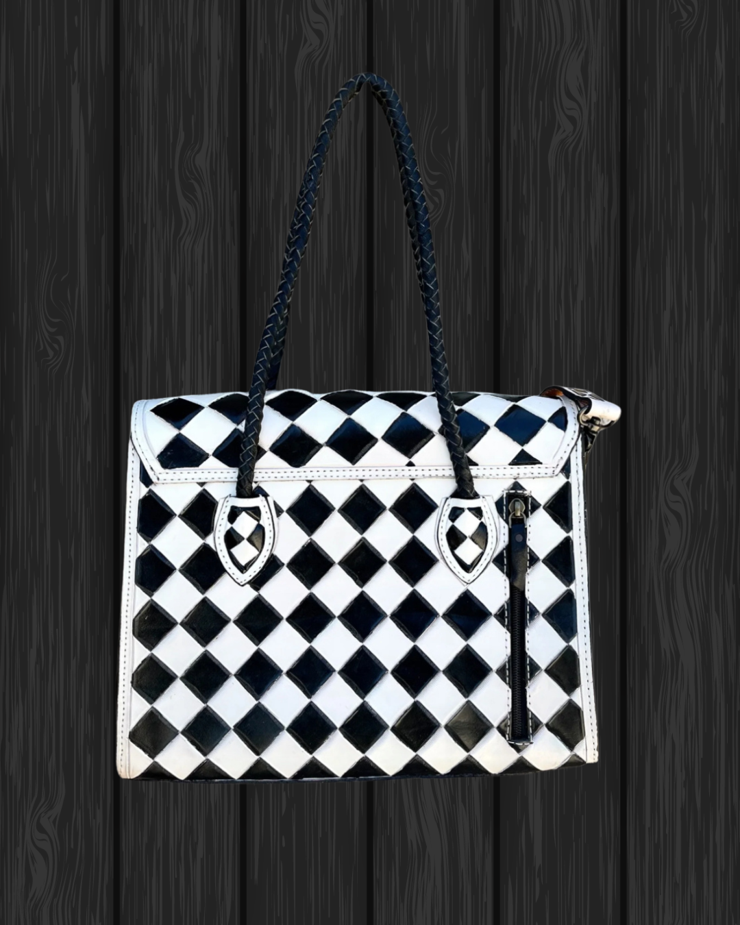 PREORDER Checker Tote with strap