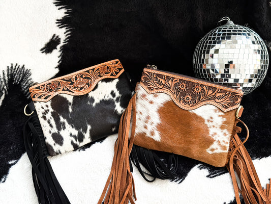 Zephyr Mini Fringe Crossbody/ Wristlet