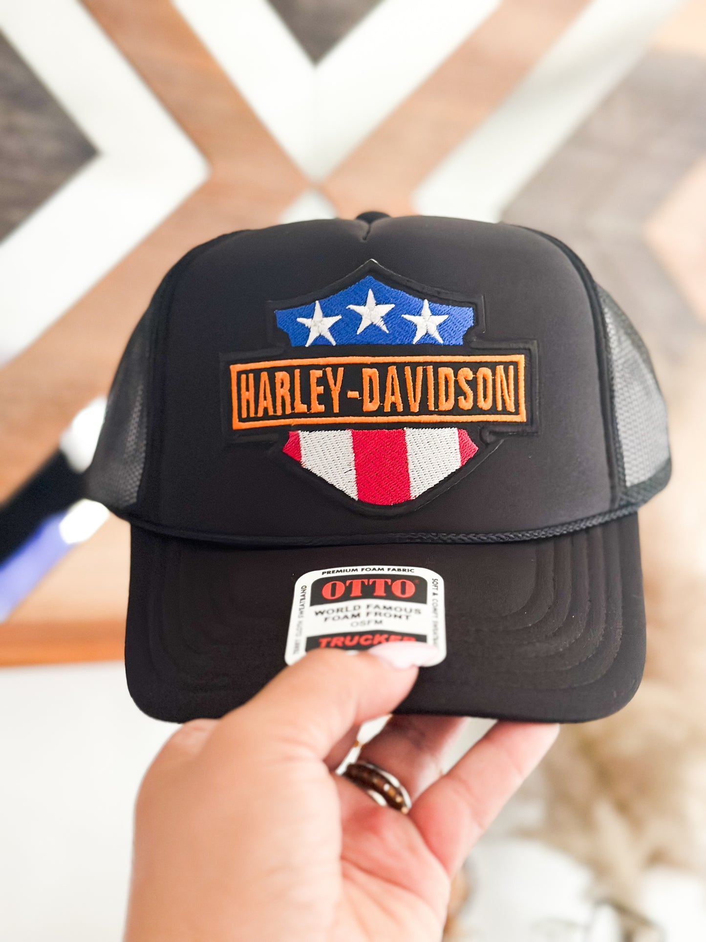 Harley Patch Trucker