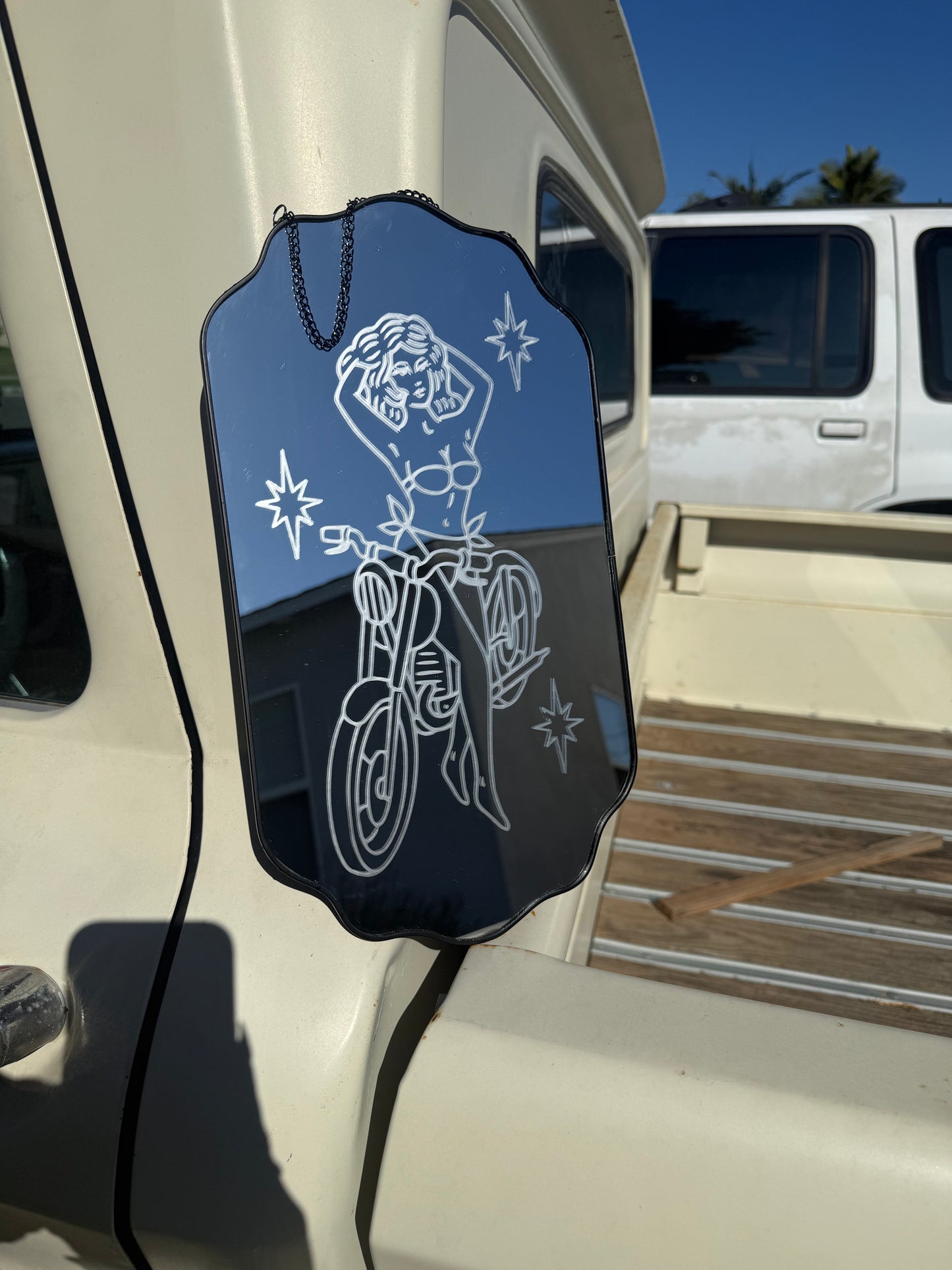Wild Child Etched Mirror
