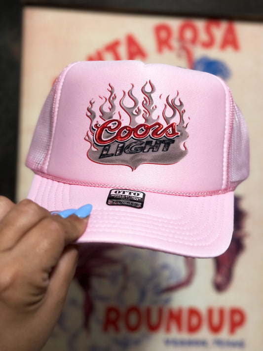 Coors Light Flame Trucker Hat