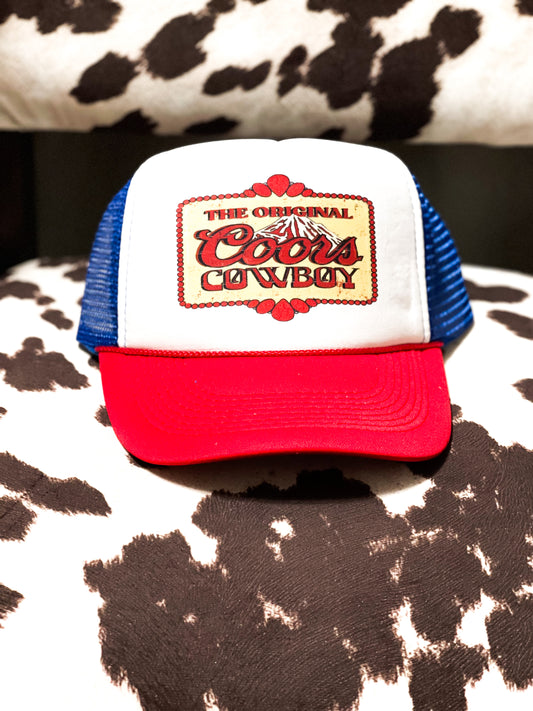 American Coors Cowboy Trucker