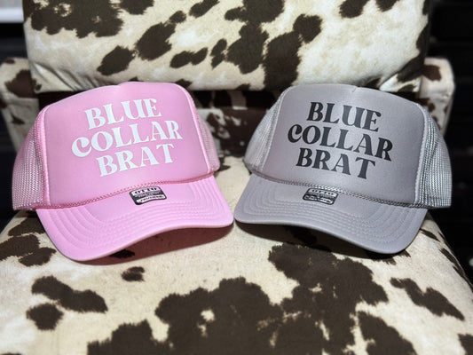 Blue Collar Brat Trucker Hat