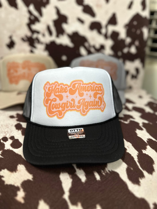 Make America Cowgirl Again Trucker