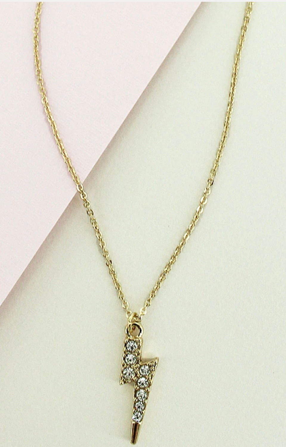 Bolt Gold Necklace