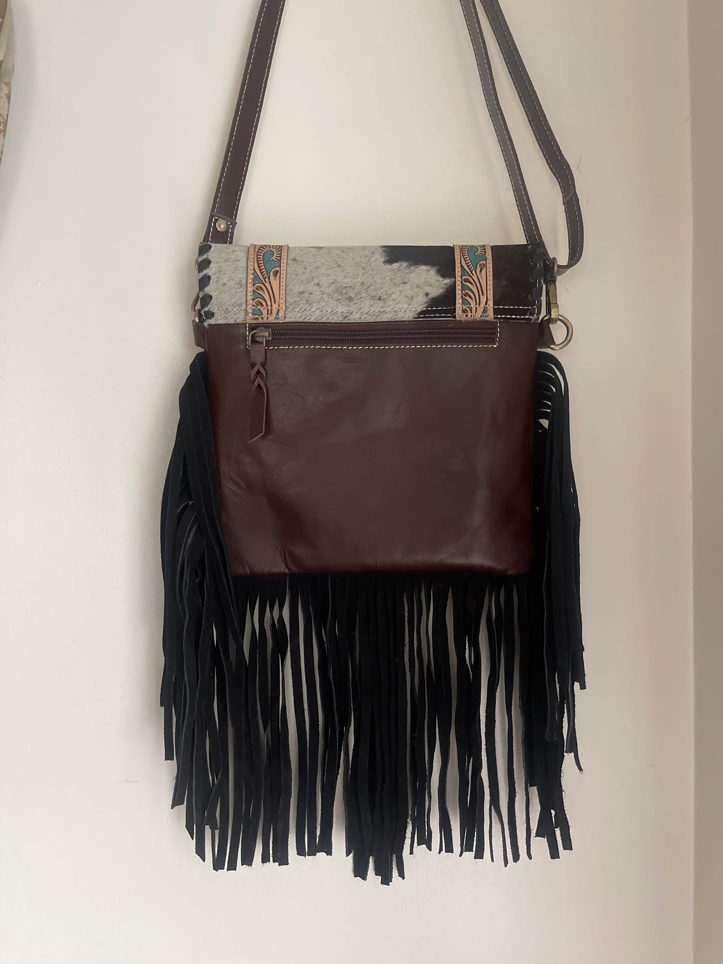 Blue Bell Fringe Crossbody