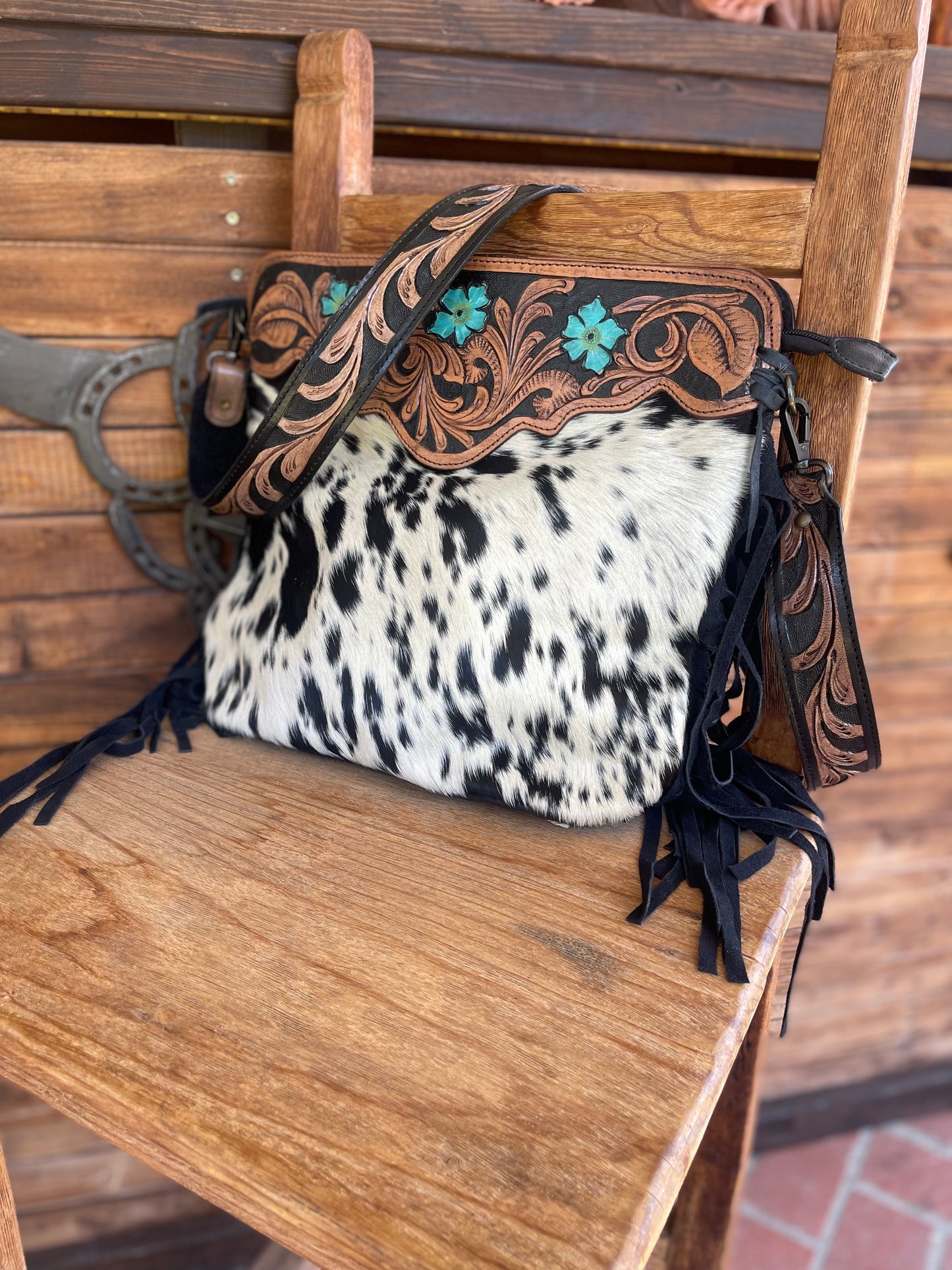 Aspen Tooled Leather Purse