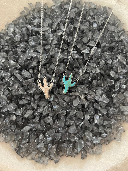 Cactus Dangle necklace