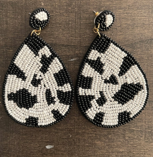 Cow Print Earrings