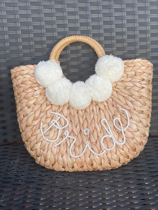 Bride Straw Bag