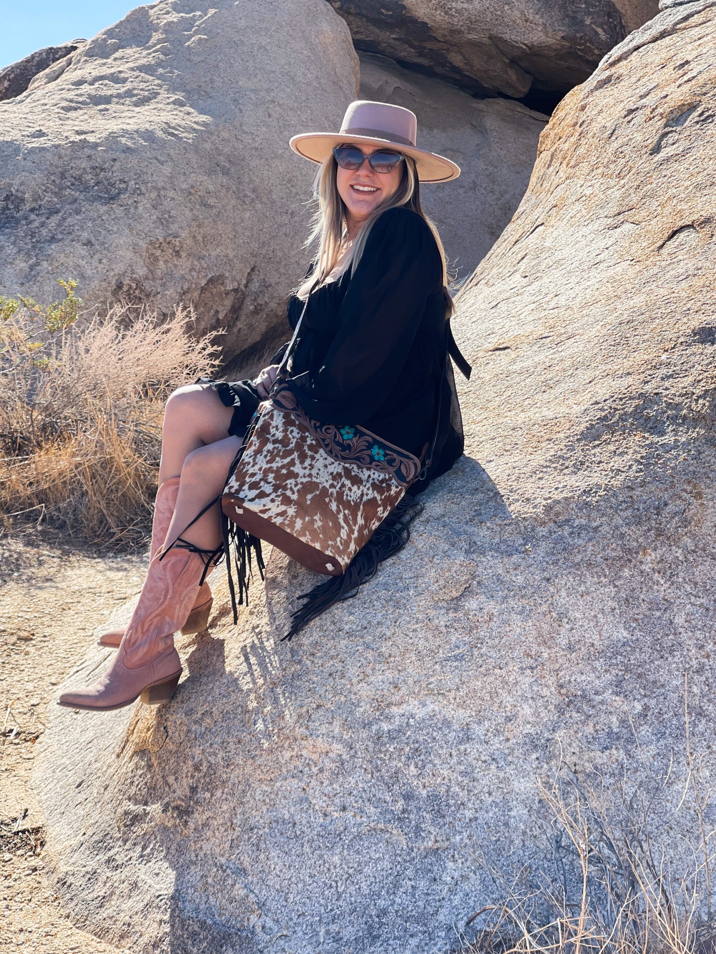 Aspen Tooled Leather Purse