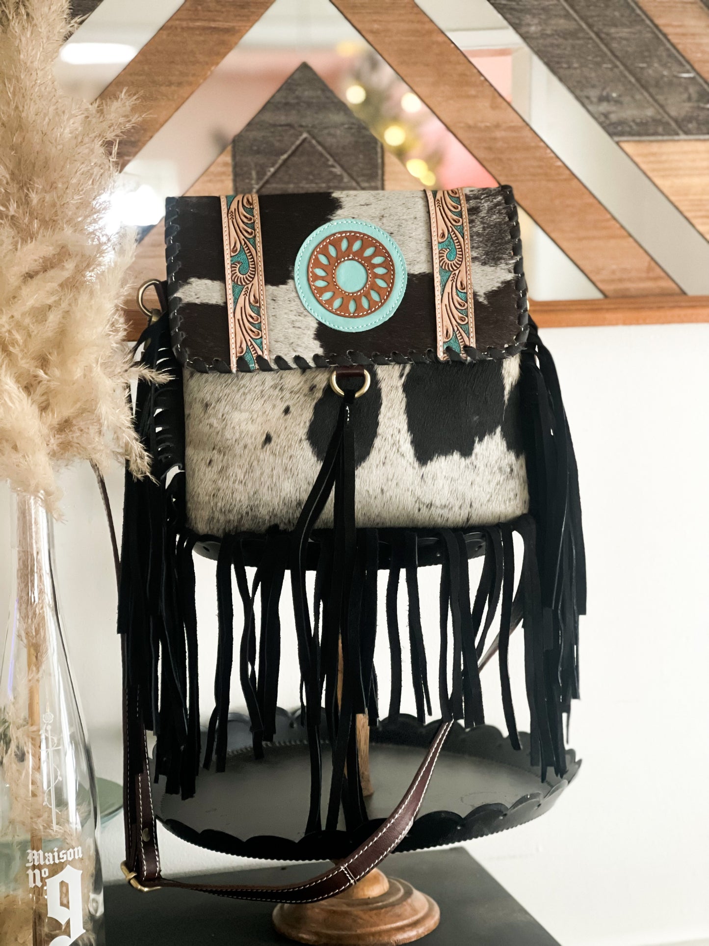 Blue Bell Fringe Crossbody