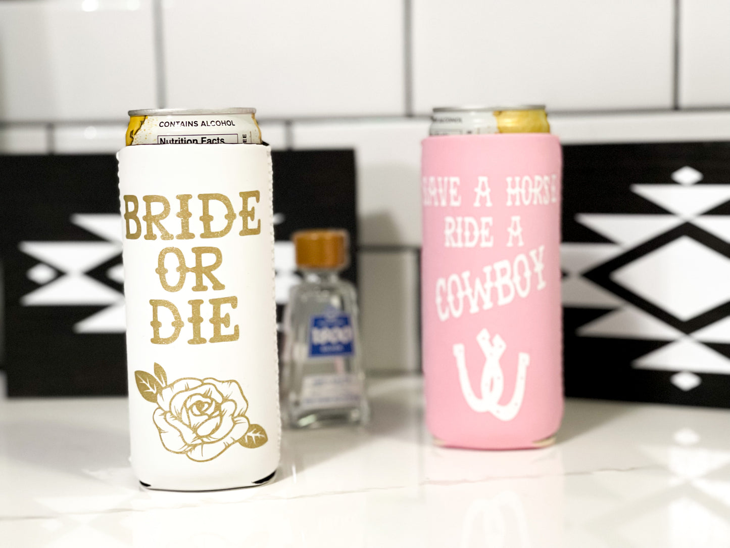 Save a Horse/Bride or Die Koozie